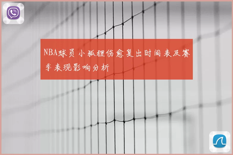 NBA球员小狐狸伤愈复出时间表及赛季表现影响分析